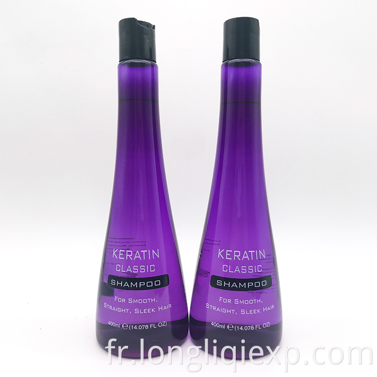 Shampooing épais classique de 400 ml pour des cheveux lisses et lisses
